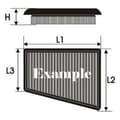 Miniatyrbilde 2 av 2: Luftfilter Green Filters P965018