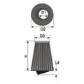 Miniatyrbilde 2 av 2: Luftfilter Green Filters K8.65