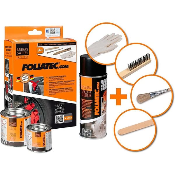 Malersett Foliatec 2160 RACING Bremsecaliper 3 Deler Rød