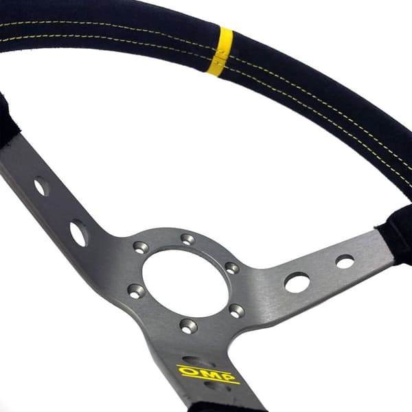 Racingratt OMP Corsica Svart Ø 35 cm