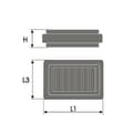 Miniatyrbilde 4 av 4: Luftfilter Green Filters P960585