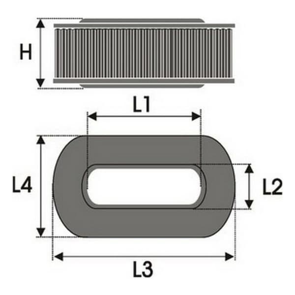 Ilmasuodatin Green Filters R727426