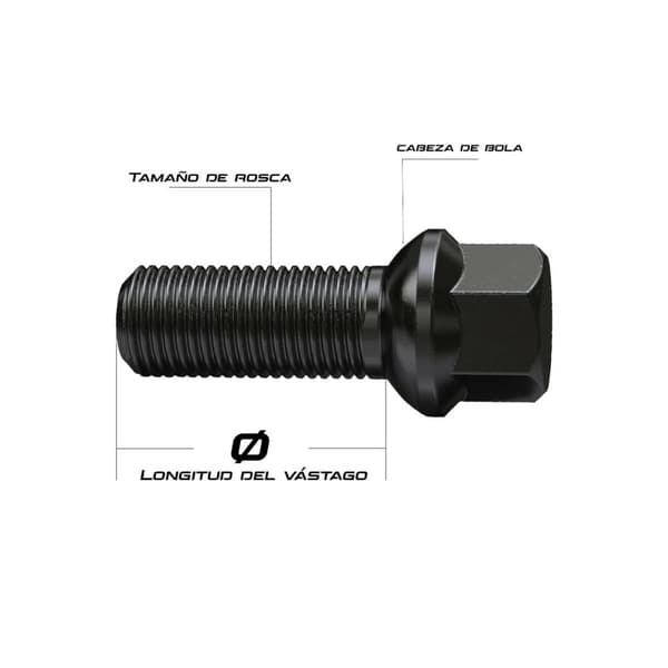 Pyörän pultit OMP OMPS09521401 M14 x 1,25 4 osaa