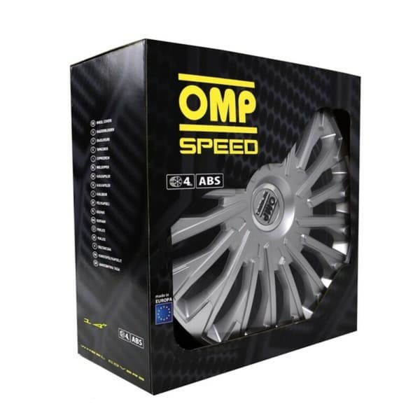 Hjulkapsel OMP Stinger Speed Sølv 14" (4 uds)