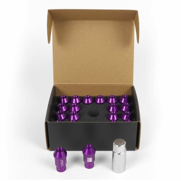 Set Mutterit OMP 7075 Violetti 20 uds M14 x 1,25