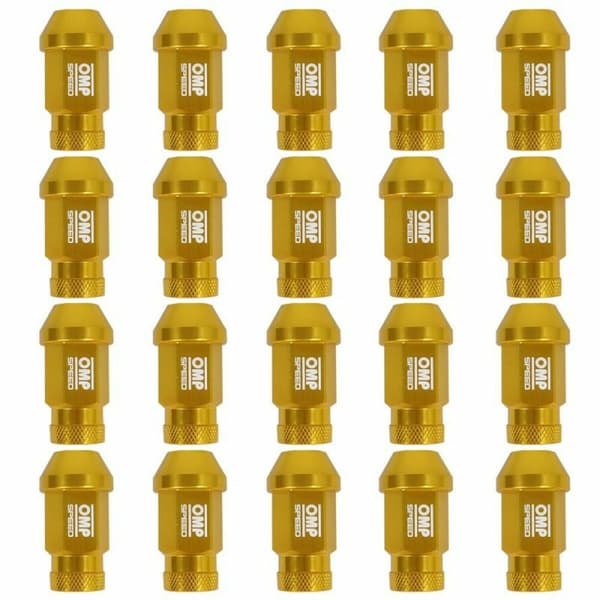 Set Skruv OMP 7075 Gul 20 uds M14 x 1,25