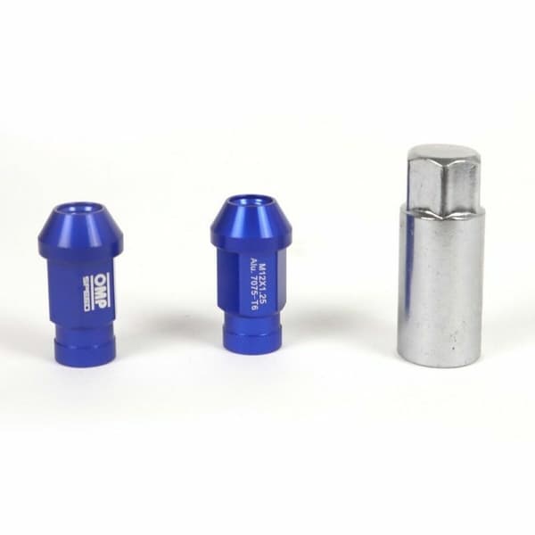 Set Skruv OMP 7075 Blå 20 uds M14 x 1,25