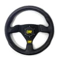 Miniatyrbillede 1 af 4: Racerrat OMP Trecento Uno Polyuretan Sort Ø 30 cm