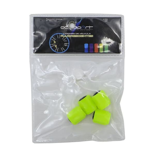 Sæt med stik og stikkontakter OCC Motorsport OCCLEV005 4 enheder Fluorescerende Gul