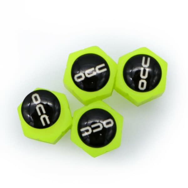 Sæt med stik og stikkontakter OCC Motorsport OCCLEV005 4 enheder Fluorescerende Gul