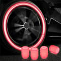 Pikkukuva 7 / 7: Pistoke- ja pistorasiasetti OCC Motorsport OCCLEV001 4 osaa Fluoresoiva Punainen