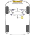 Miniatyrbilde 2 av 2: Silentblock Powerflex PFF50-306R Motorstøtte