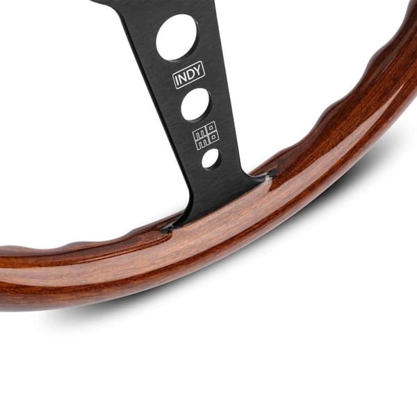 Racingratt Momo INDY Ø 35 cm Mahogny