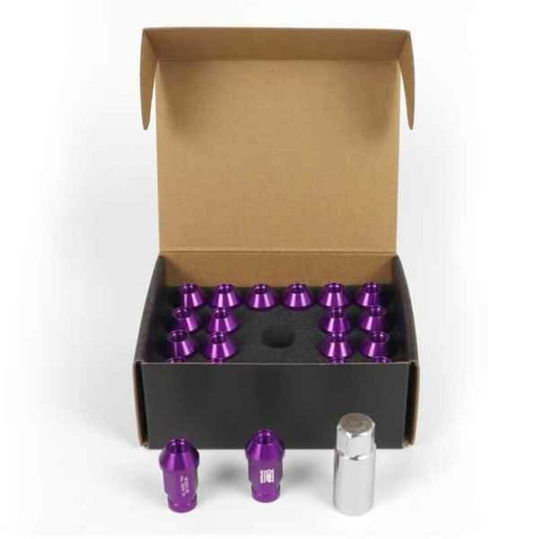 Set Mutterit OMP 7075 40 mm M14 x 1,50 20 uds Violetti
