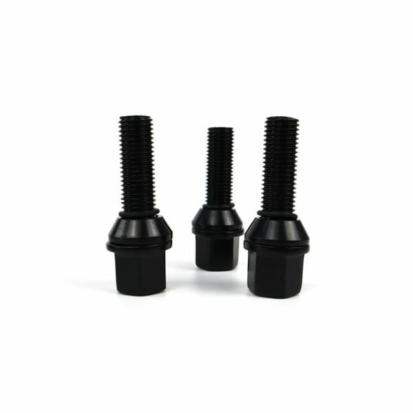 Set Mutterit OMP 27 mm Musta 20 uds M14 x 1,25