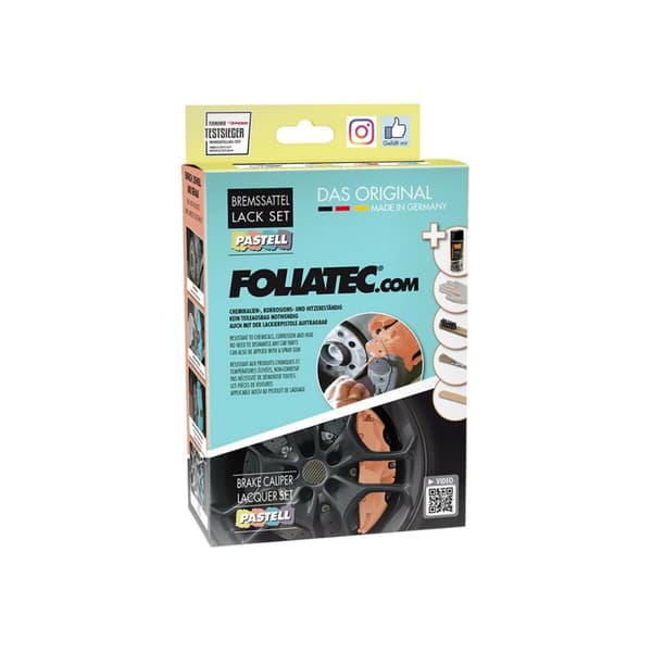 Maalaussetti Foliatec FO2221 Jarrusatulat Vanilja Keltainen