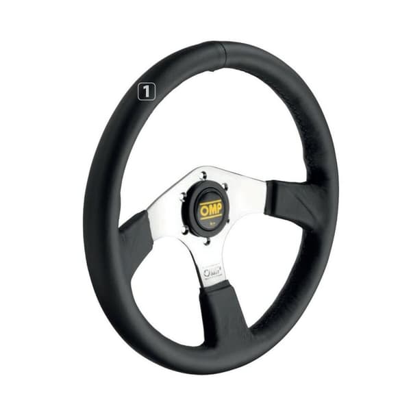 Racerrat OMP OD/2019/LN Ø 35 cm Sort Krom