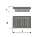 Miniatyrbild 4 av 4: Luftfilter Green Filters P448580