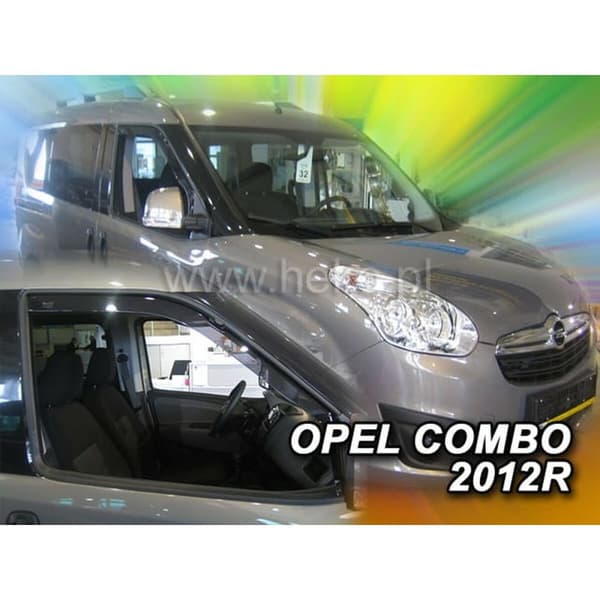 Vindskærm HEKO HO15166 FIAT DOBLO II Frontal 2 Dele