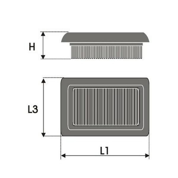 Luftfilter Green Filters P412601