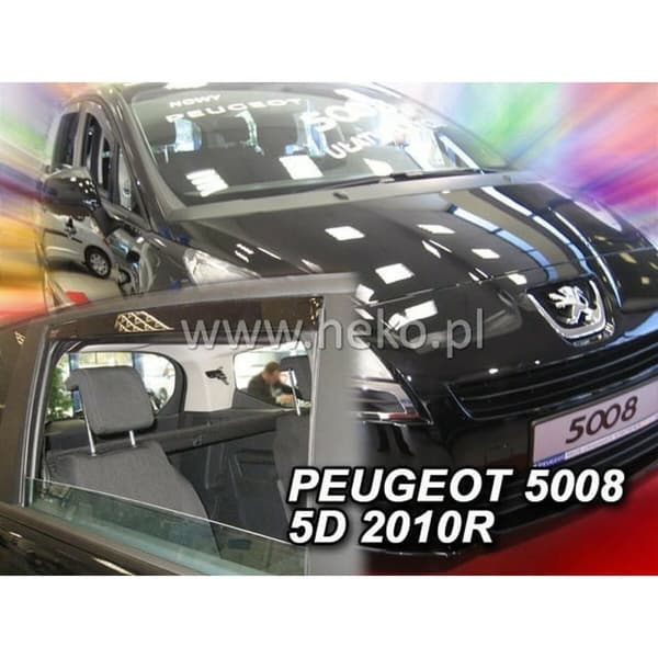 Tuulenohjain HEKO HO26142 PEUGEOT I 5008 Taka Eteenpäin 4 Kappaletta