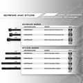 Pikkukuva 2 / 4: Kierreruuvit OMP OMPS09671201 M12 x 1,50 Kuusiokoloavain