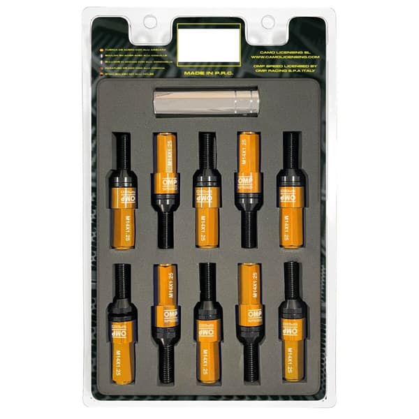Ruuvisetti OMP OMPS09971410 28 mm Oranssi M14 x 1,25