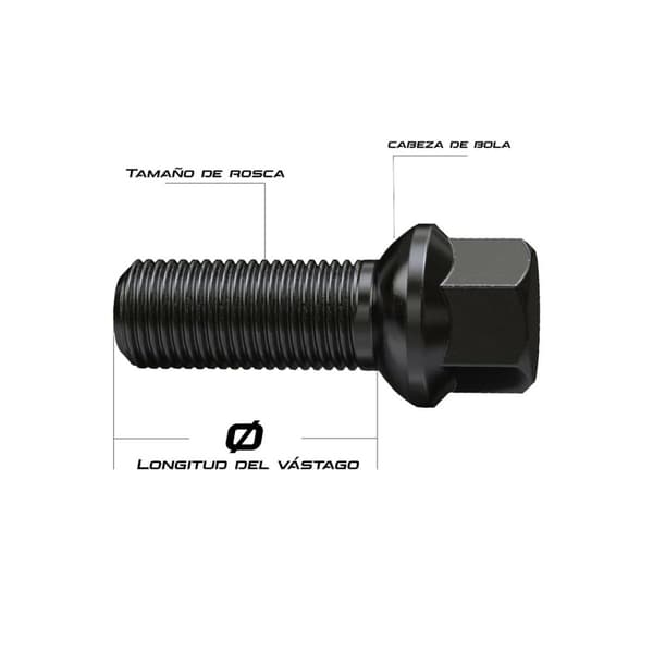 Pyörän pultit OMP OMPS09881401 M14 x 1,25 4 osaa