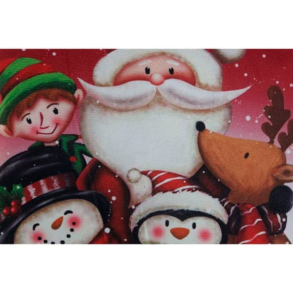 Julkudde med motivet Merry Christmas DKD Home Decor 40x10x40 cm (x2)