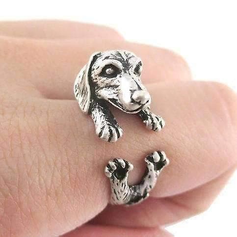 Ring - Dachshund - Silver