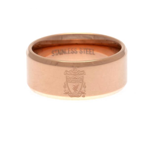 Liverpool FC Rose Gold Plated Ring Rose Gold M