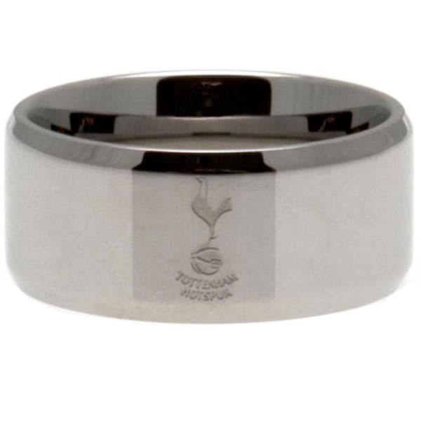 Tottenham Hotspur FC Band Ring Silver One Size