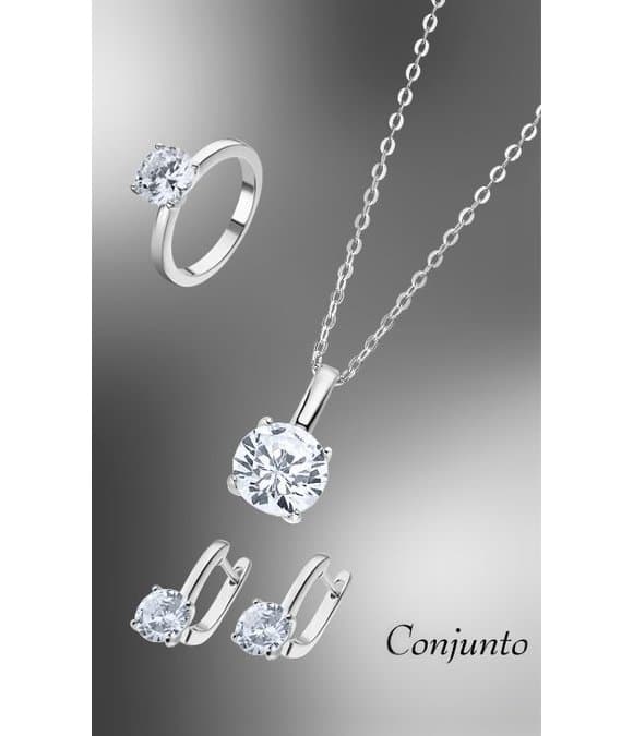Lotus Silver Ladies rings earrings neck jewelry jewellery sets ear jewellery LP3118-6/316