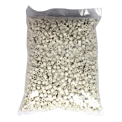 Raschigringar i keramik 1 liter, 6x6 mm