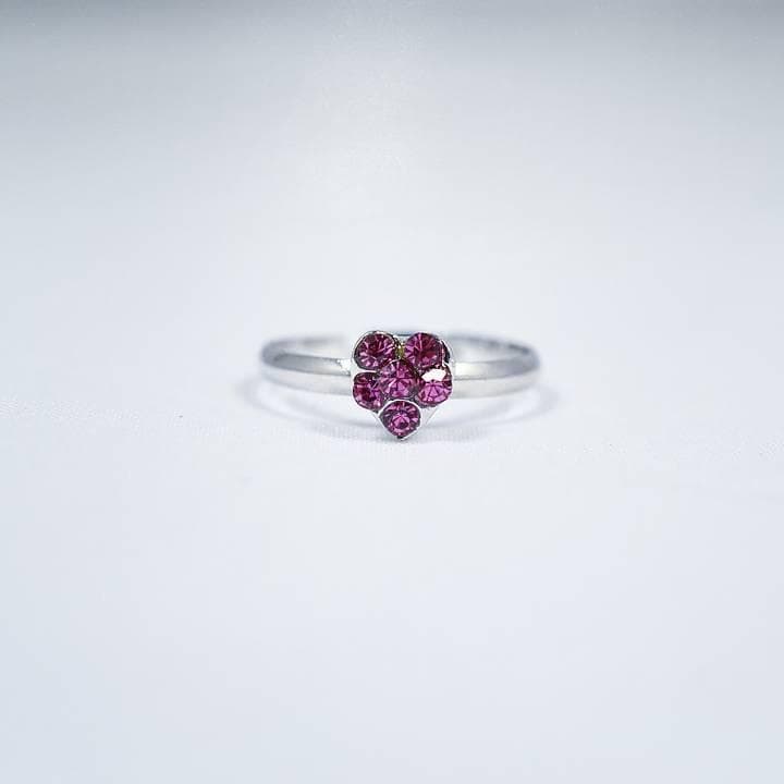 Barnring Litet Hjärta, Lila - Busy Lizzie