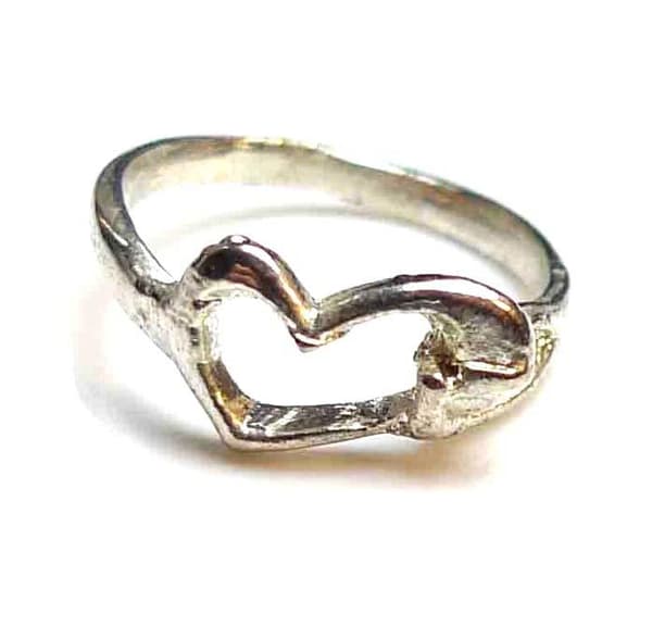 Silverpläterad Ring 17mm