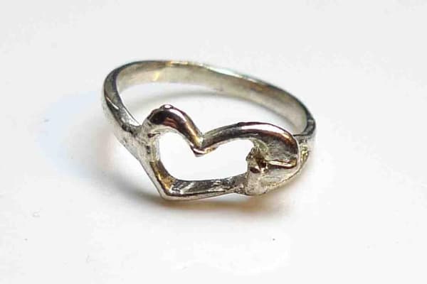 Silverpläterad Ring 16mm