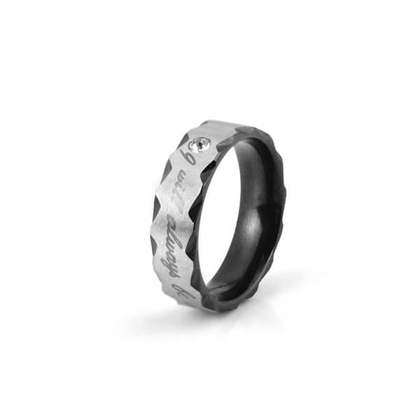 Ring sølv & guld ''I will always be with you'' unisex gave