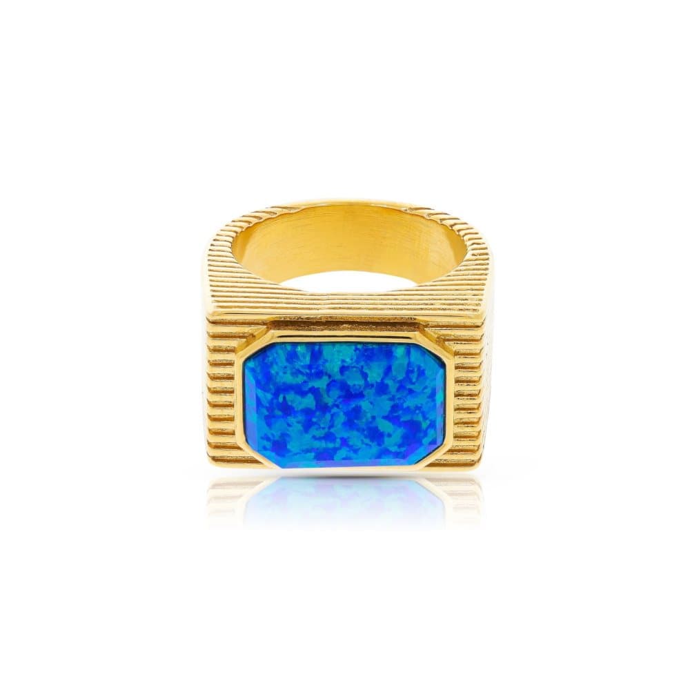 Cleo Blue Ring