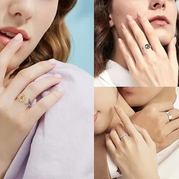 INF Antistressring, 4 ringer Flerfarget