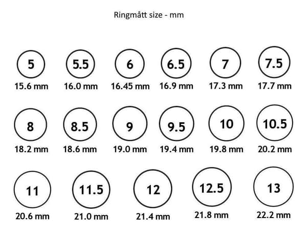 2 pack band ring par i guldstål släta size 6