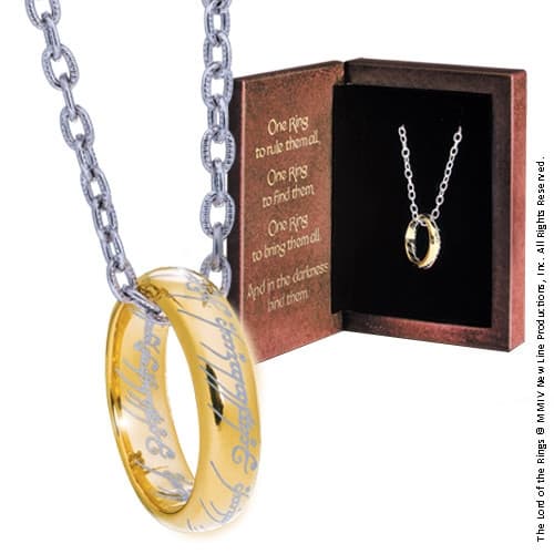 The Lord of the Rings - The One Ring - Sterling Silver GP