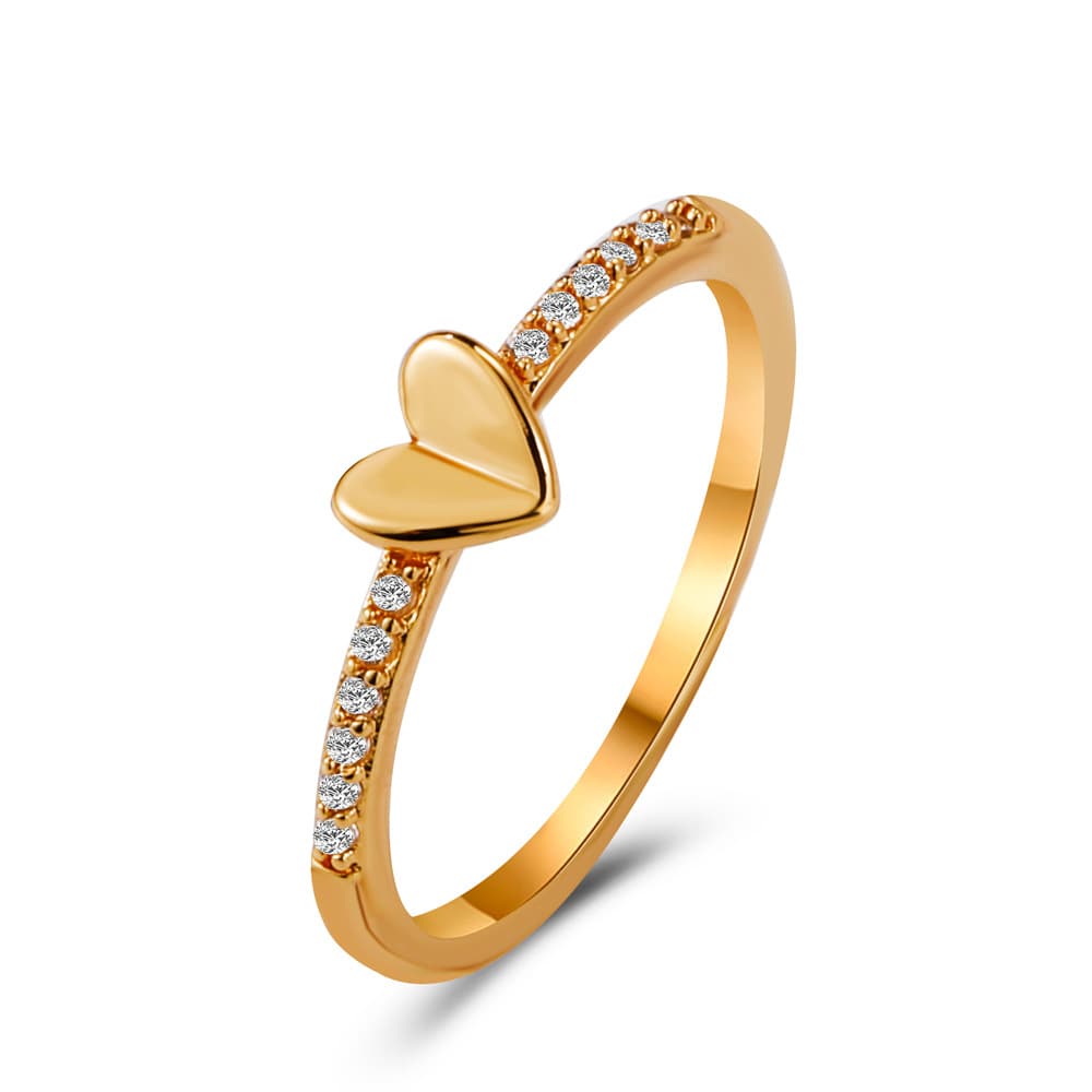 Hjärta Ring Guld