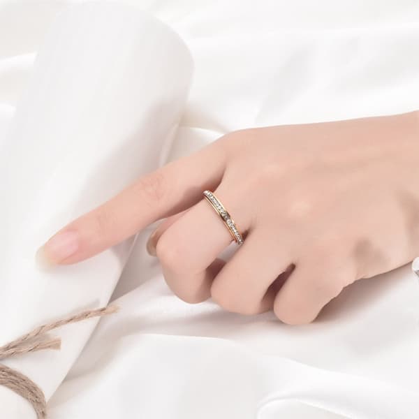 INF Roterbar anti-stress ring Guld 19 mm