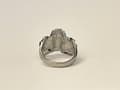 Miniatyrbild 5 av 5: Cool Silver Ring med en Döskalle / Dödskalle - Stl 21,5