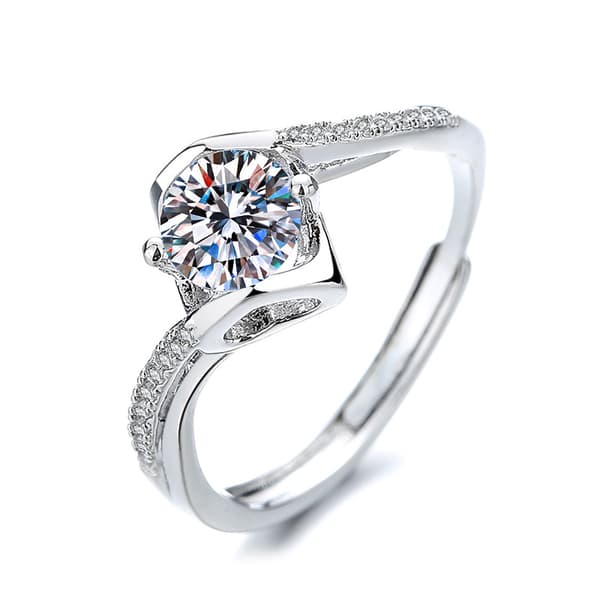 INF Bling zirkonirengassetti 4 kpl Hopea