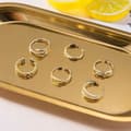 Miniatyrbilde 3 av 7: 12 -pakk tårer ringer justerbar størrelse - gull