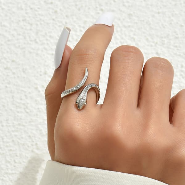 INF Silver ormformad ring Silver