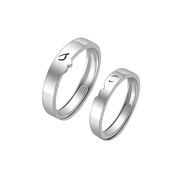 Stilfuld ring til kvinde Hvidt guld
