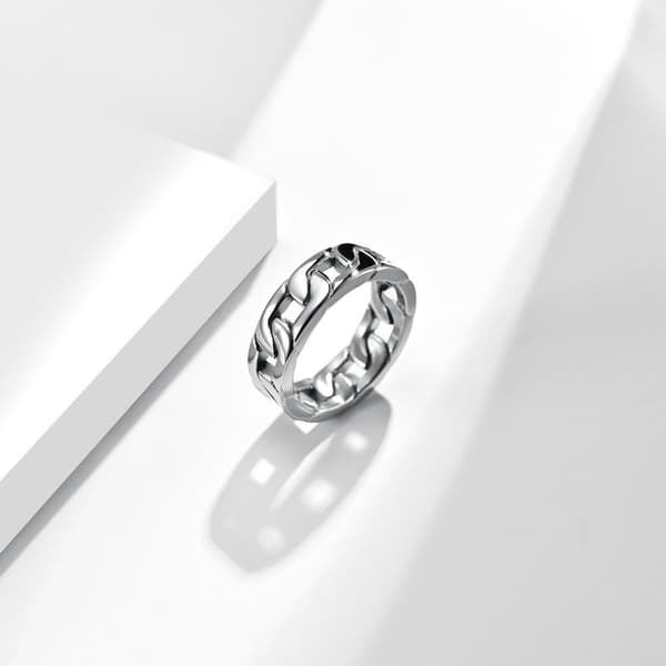 Luminous Magic Ring i rostfritt stål